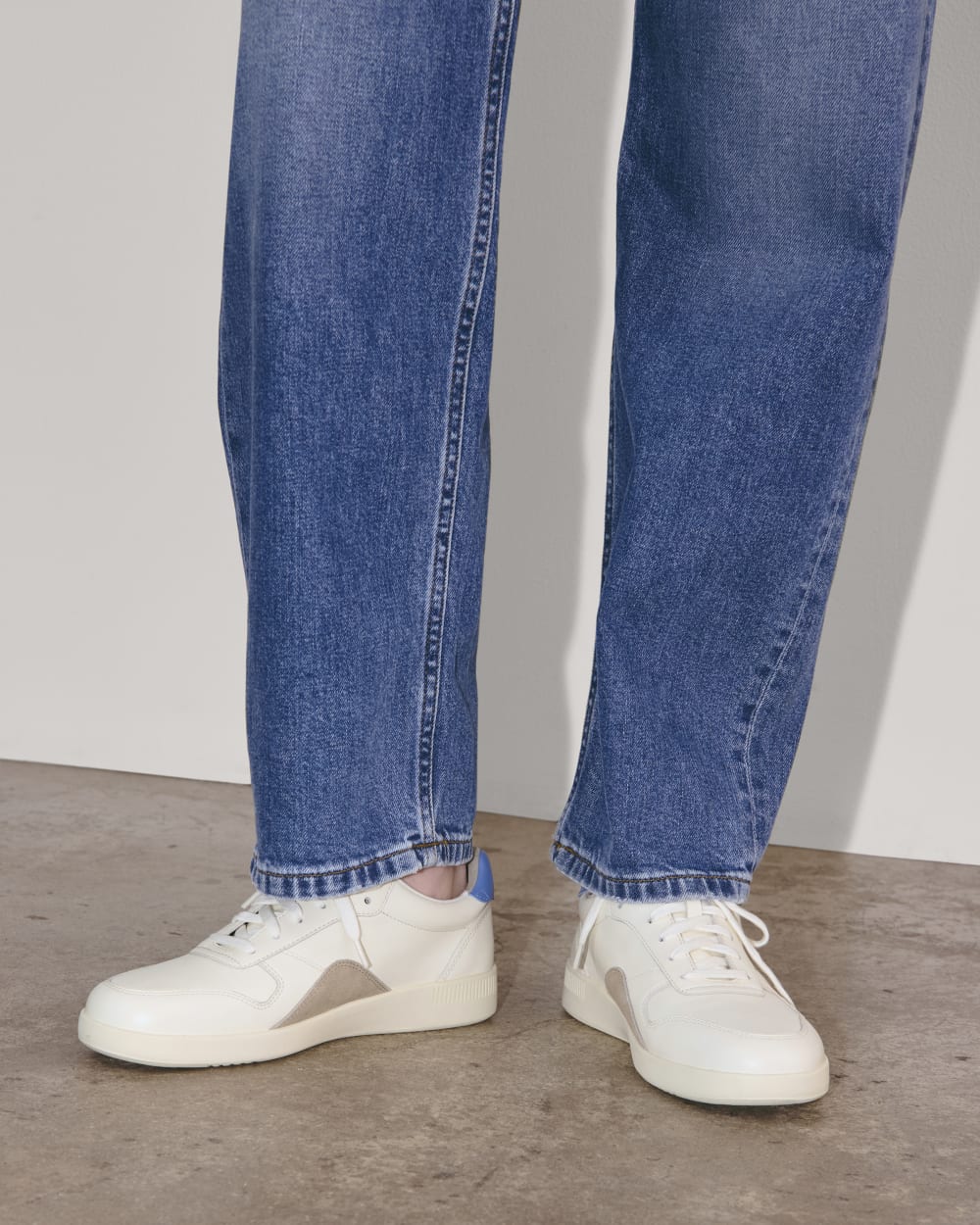 The Court Sneaker | Canvas Tan / Bluebell / Trench Coat